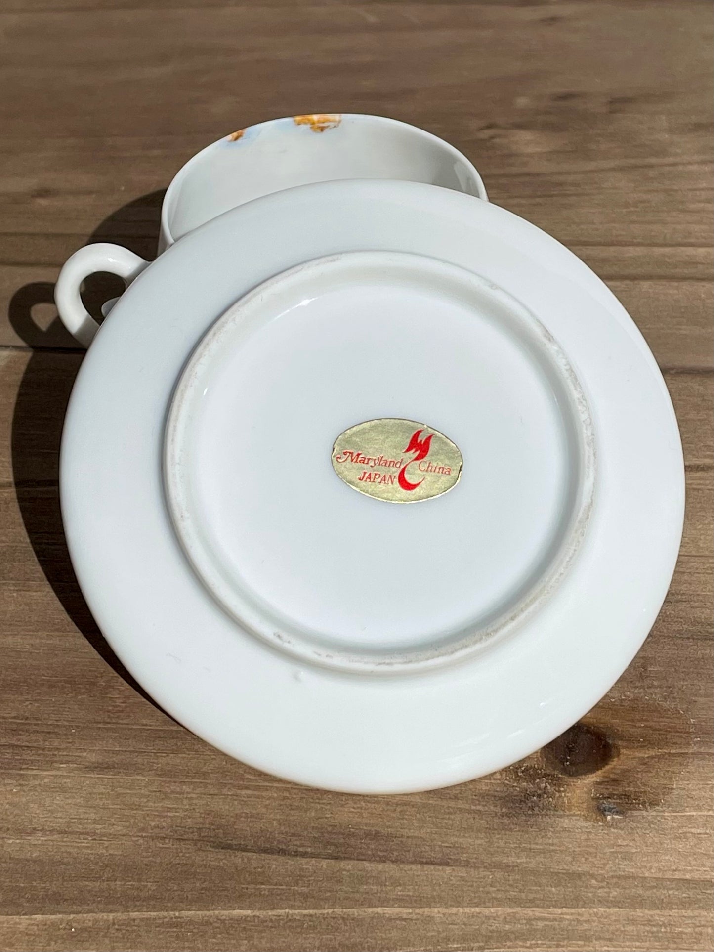 antique japanese lady lithophane kutani tea cup set had painted gold handle made in japan lithophane lady face on bottom of cup set of 4 rare cups Maryland China asain kitchen asain decor rare 1930s tea set free shipping christmas housewarming gift for her rare gift thebrokenbirdcompany