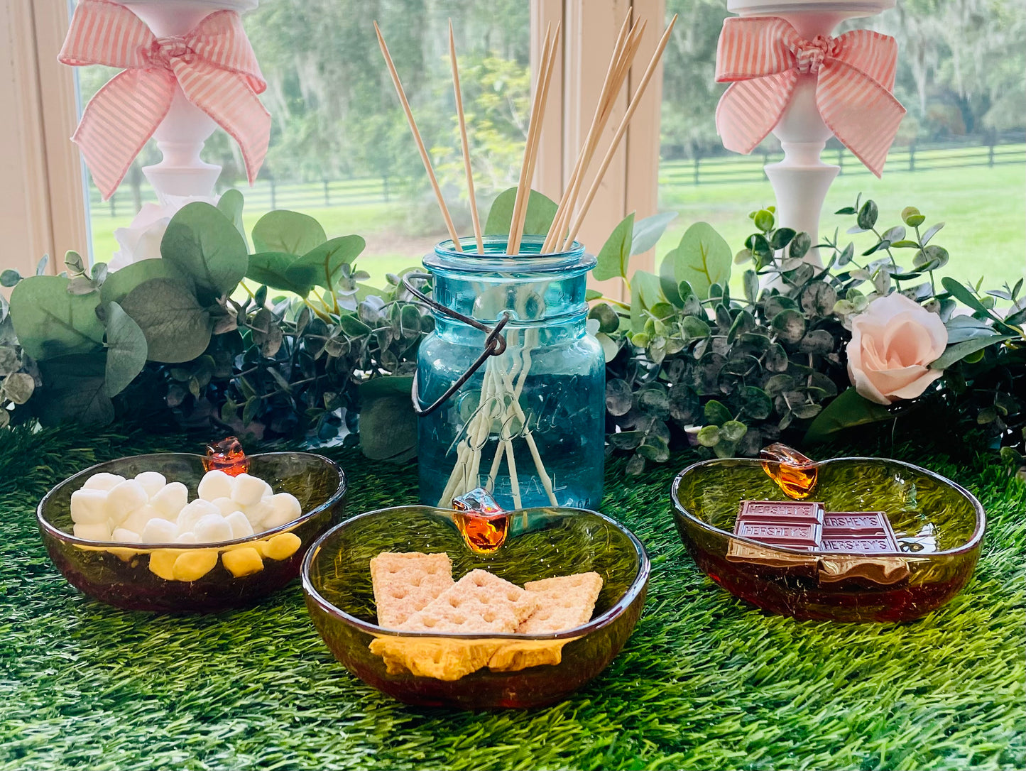 Vintage Orchard Amber Glass Apple Shaped Dessert Bowls Colored Glass Kitchen Ware Amber Bowls Set of 3