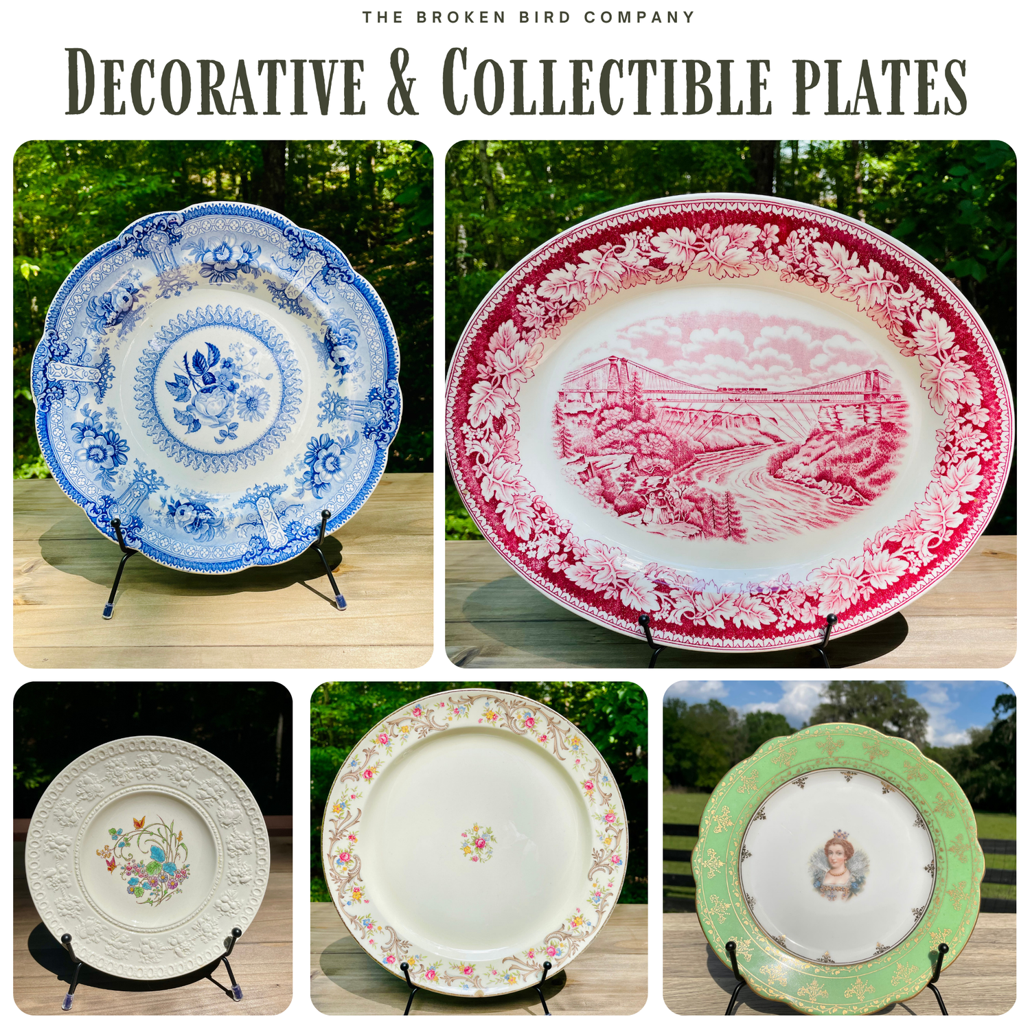 Antique Decorative Plates / Collectible Plates