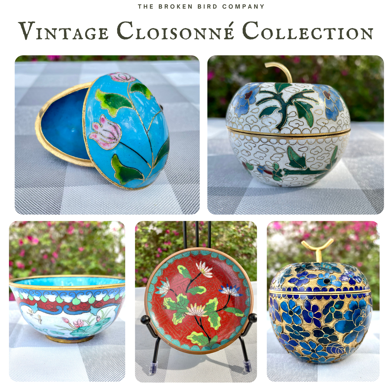 Cloisonne Trinket Boxes | Cloisonne Bowls | Cloisonne Plates