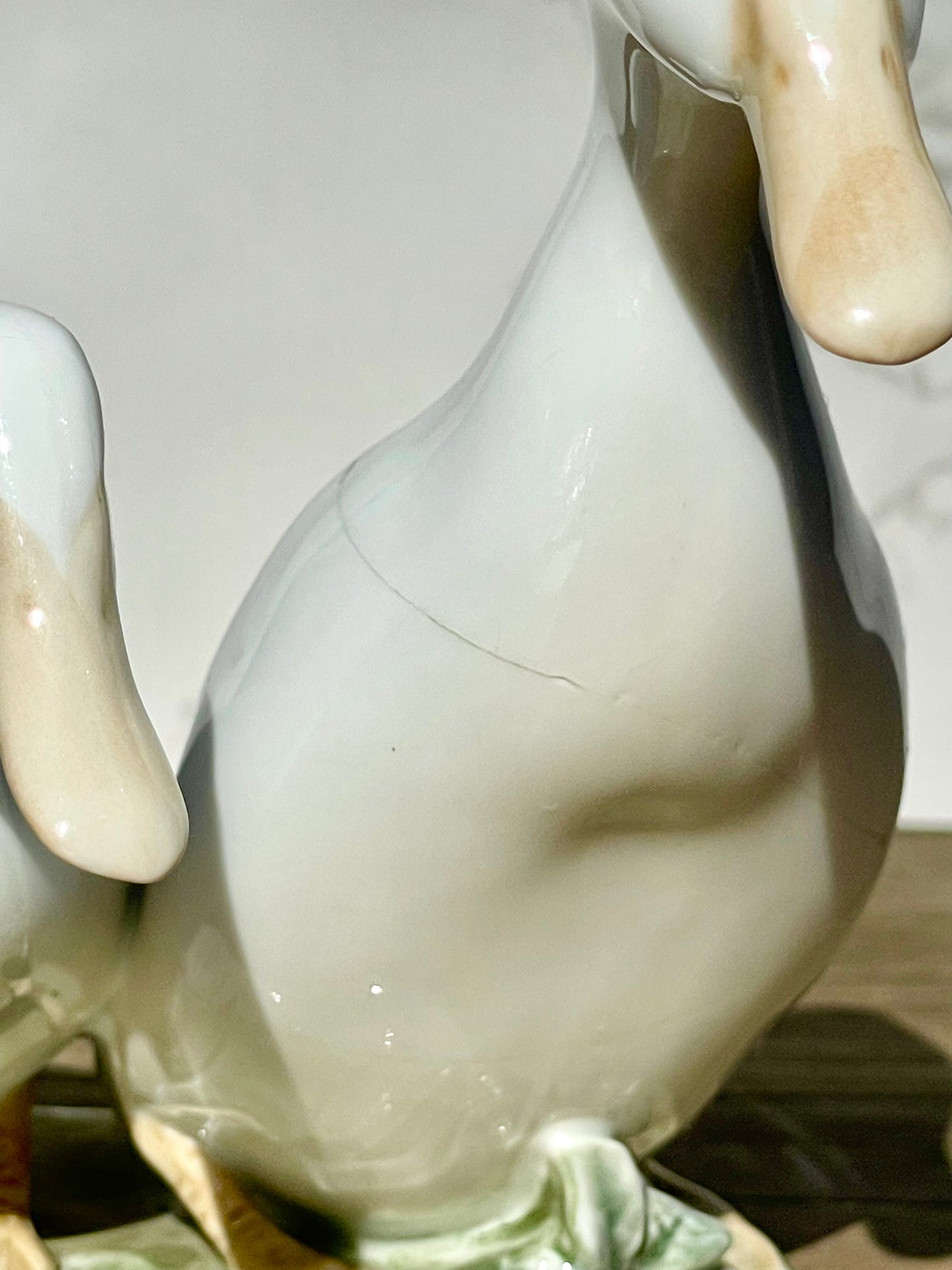 Royal copenhagen 1961 drake and duck figurine 2128 SF designed by olaf mathiesen in 1920s duck lovers gift duck statue thebrokenbirdcompany free shipping house warming gift rare RC statue Ducks walking 5.25 inch height discontinued royal copenhagen figurines white ducks green grass base