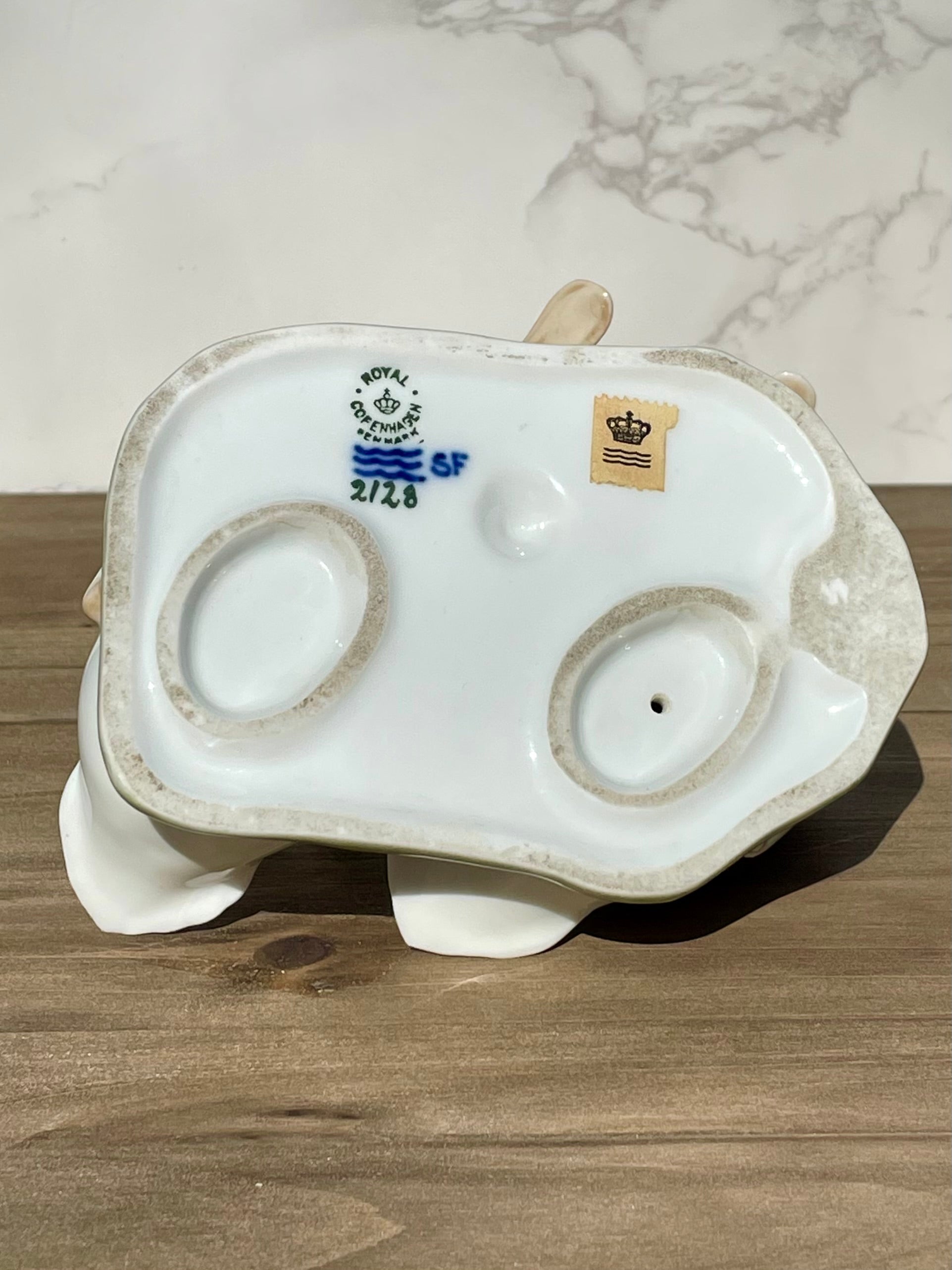 Royal copenhagen 1961 drake and duck figurine 2128 SF designed by olaf mathiesen in 1920s duck lovers gift duck statue thebrokenbirdcompany free shipping house warming gift rare RC statue Ducks walking 5.25 inch height discontinued royal copenhagen figurines white ducks green grass base