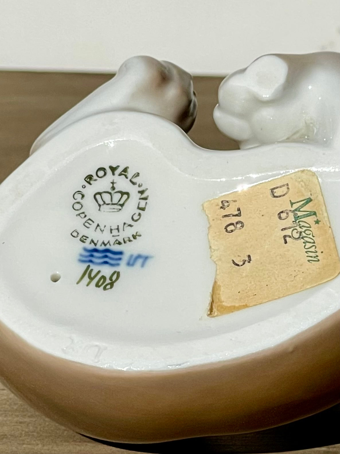 1967 royal copenhagen dachshund 1408 playful puppy figurine thebrokenbirdcompany olaf mathiesen designed 1912 glossy porcelain hand painted gift christmas gift for her housewarming gift dog lovers figurine dachshund statue adorable dog figurine thebrokenbirdcompany free shipping 
