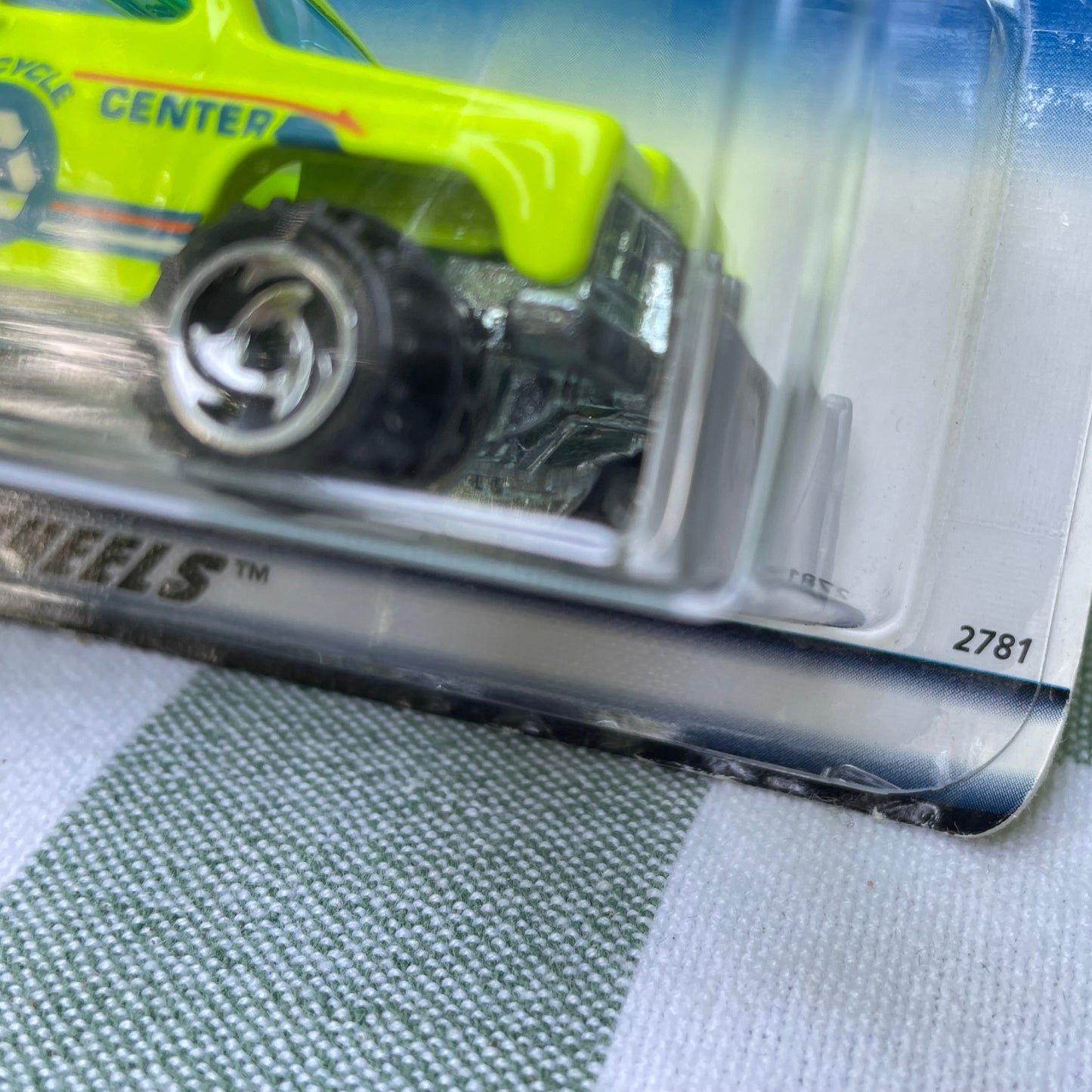 1990s Hot Wheels 2781 california power plower chevy truck ecology recycle center hot wheels lime green truck thebrokenbirdcompany  collector #198 collector item vintage gift toys vintage toys free shipping