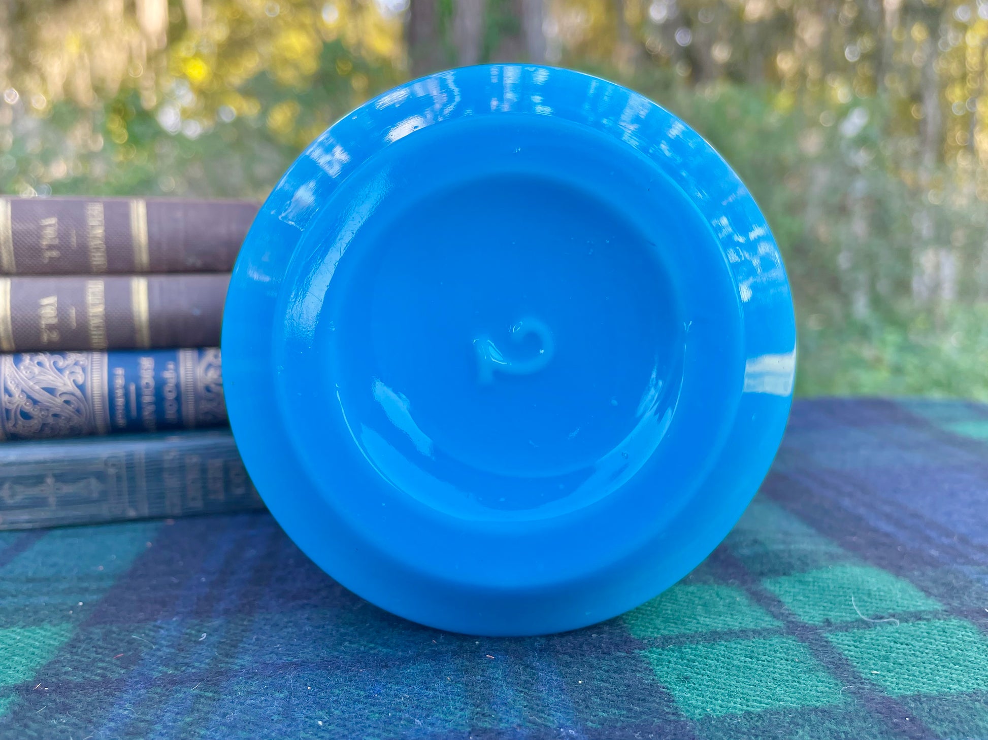 vintage french opaline pitcher, blue opaline glass pitcher, antique french opaline, raised base mark glass, swirl mark opaline, portieux vallerysthal style, 6 inch blue opaline jug, hand blown french pitcher, robins egg blue creamer, embossed mold mark glassware, collectible french milk glass, turquoise opaline pitcher, victorian blue opaline, french opaline with base mark victorian decor french victorian decor 19th century antiques ocean blue glass thebrokenbirdcompany free shipping