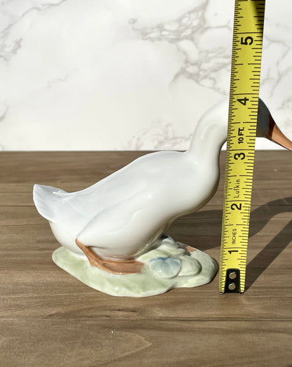 1936 Royal Copenhagen drake duck walking on green grass figurine 1192 PE RA embossed on base 1936 production olaf matheisen designed RC figurine Duck lovers gift housewarming gift thebrokenbirdcompany free shipping glossy porcelain rare royal copenhagen ducks signed statue duck statue lake house decor gift for her christmas gift 
