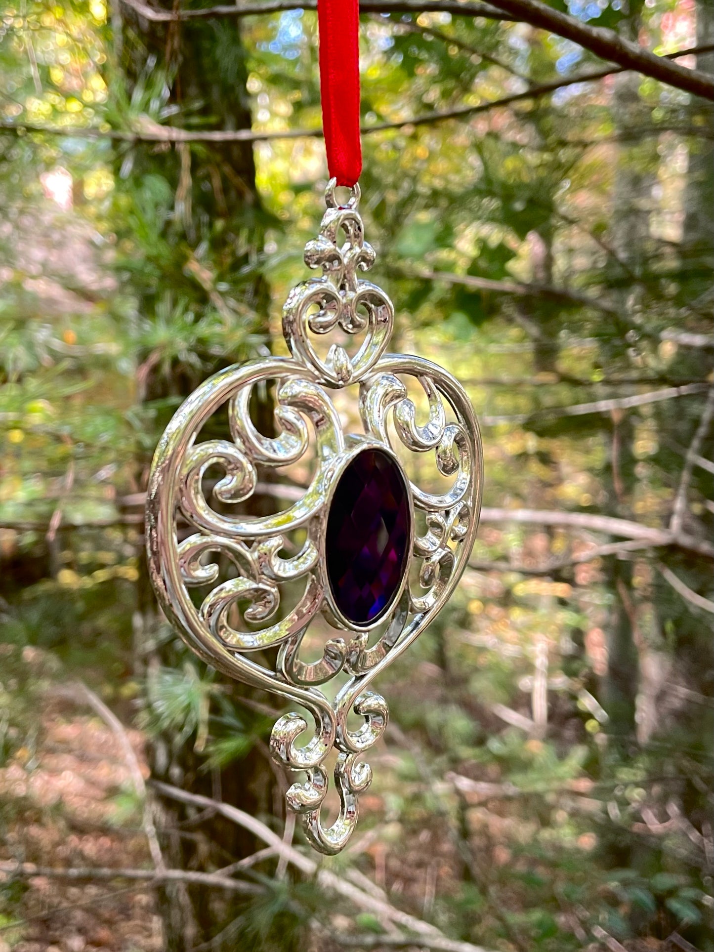 Lenox Bejeweled Christmas Ornament Set of 5 with Original Boxes