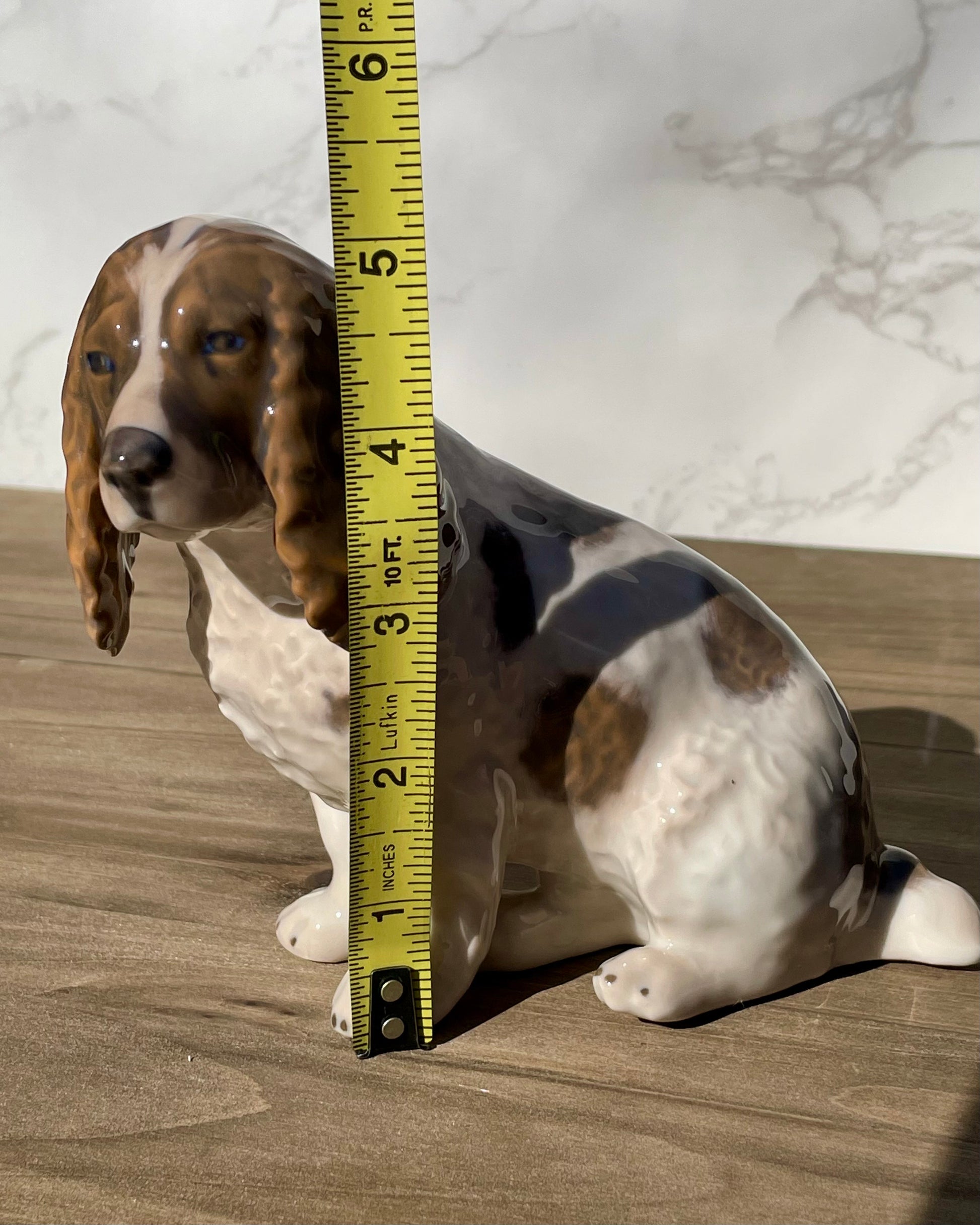 Vintage royal Copenhagen cocker spaniel dog figurine statue porcelain RC 1964 5 inch dog figurine thebrokenbirdcompany rare gift for her Christmas free shipping dog statue dog lover brown english springer spaniel hunting dog figurine rare Royal copenhagen porcelain statues etsy gifts fast shipping