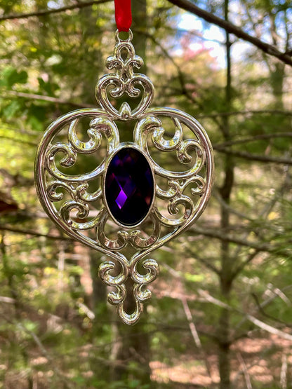 Lenox Bejeweled Christmas Ornament Set of 5 with Original Boxes