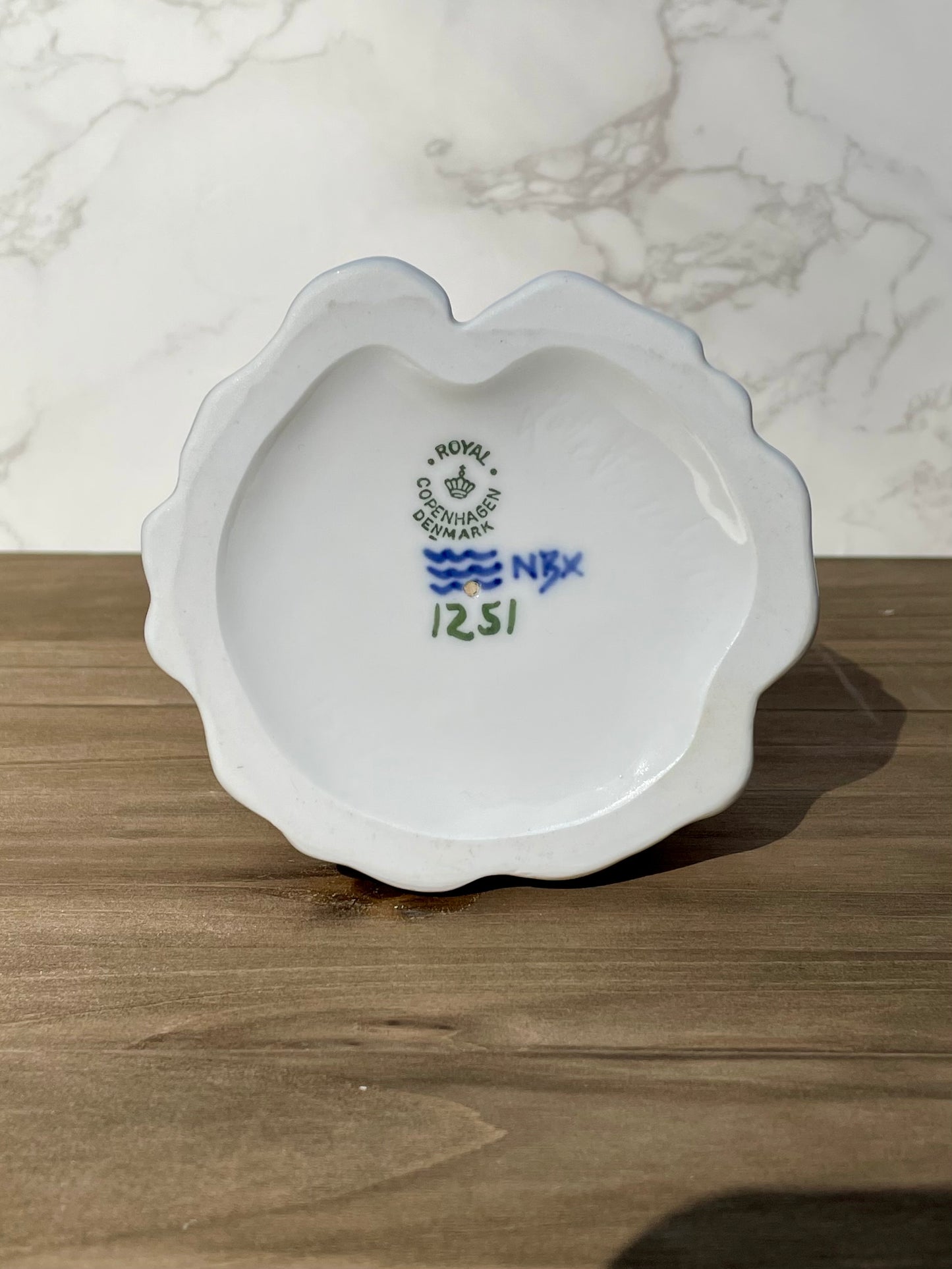 Royal Copenhagen Porcelain Amager Girl Standing NBX 1251 Made in 1957 by Lotte Benter TheBrokenBirdCompany vintage decor gift free shipping RC Royal Copenhagen rare statue