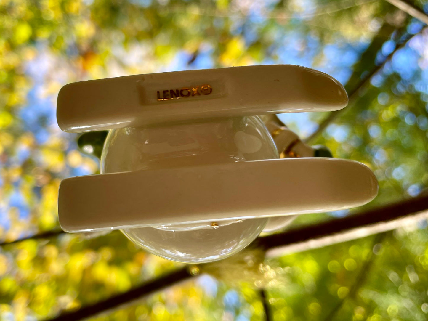 2017 Lenox Very Merry Christmas Snowman Skiing porcelain 24k gold accent christmas ornament rare discontinued collection Lenox Snowman with red scarf and green gloves christmas ornaments christmas gifts lenox christmas 3.5 inch 