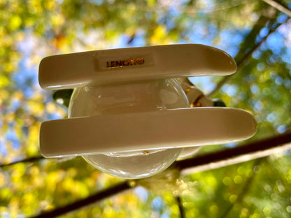 2017 Lenox Very Merry Christmas Snowman Skiing porcelain 24k gold accent christmas ornament rare discontinued collection Lenox Snowman with red scarf and green gloves christmas ornaments christmas gifts lenox christmas 3.5 inch 