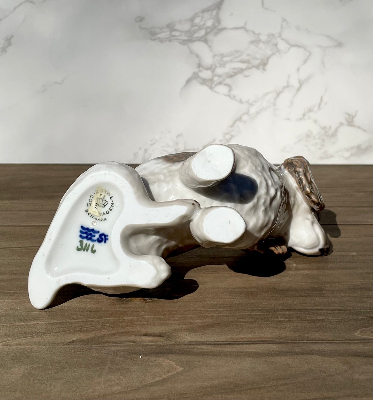 Vintage royal Copenhagen cocker spaniel dog figurine statue porcelain RC 1964 5 inch dog figurine thebrokenbirdcompany rare gift for her Christmas free shipping dog statue dog lover brown english springer spaniel hunting dog figurine rare Royal copenhagen porcelain statues etsy gifts fast shipping
