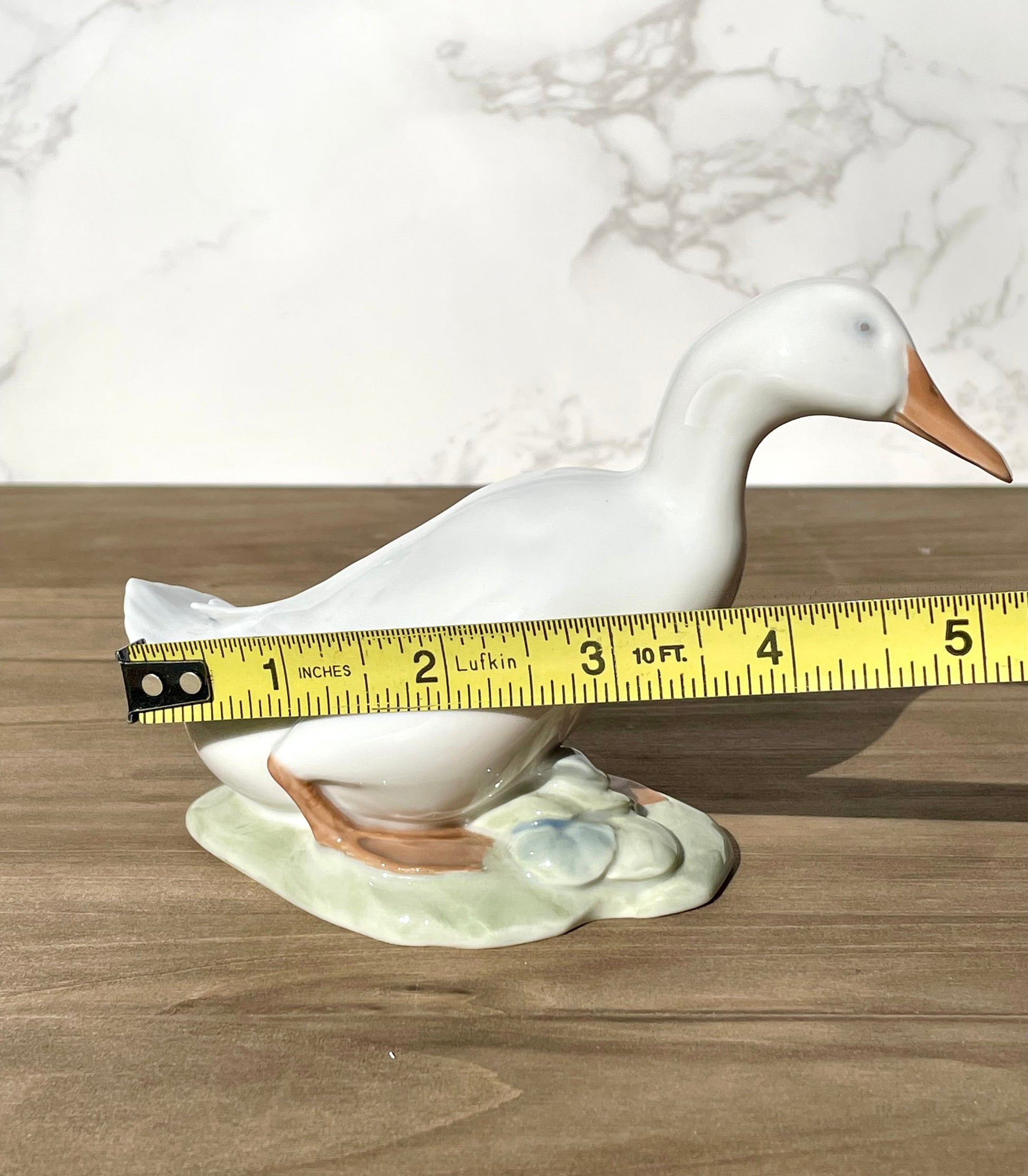1936 Royal Copenhagen drake duck walking on green grass figurine 1192 PE RA embossed on base 1936 production olaf matheisen designed RC figurine Duck lovers gift housewarming gift thebrokenbirdcompany free shipping glossy porcelain rare royal copenhagen ducks signed statue duck statue lake house decor gift for her christmas gift 