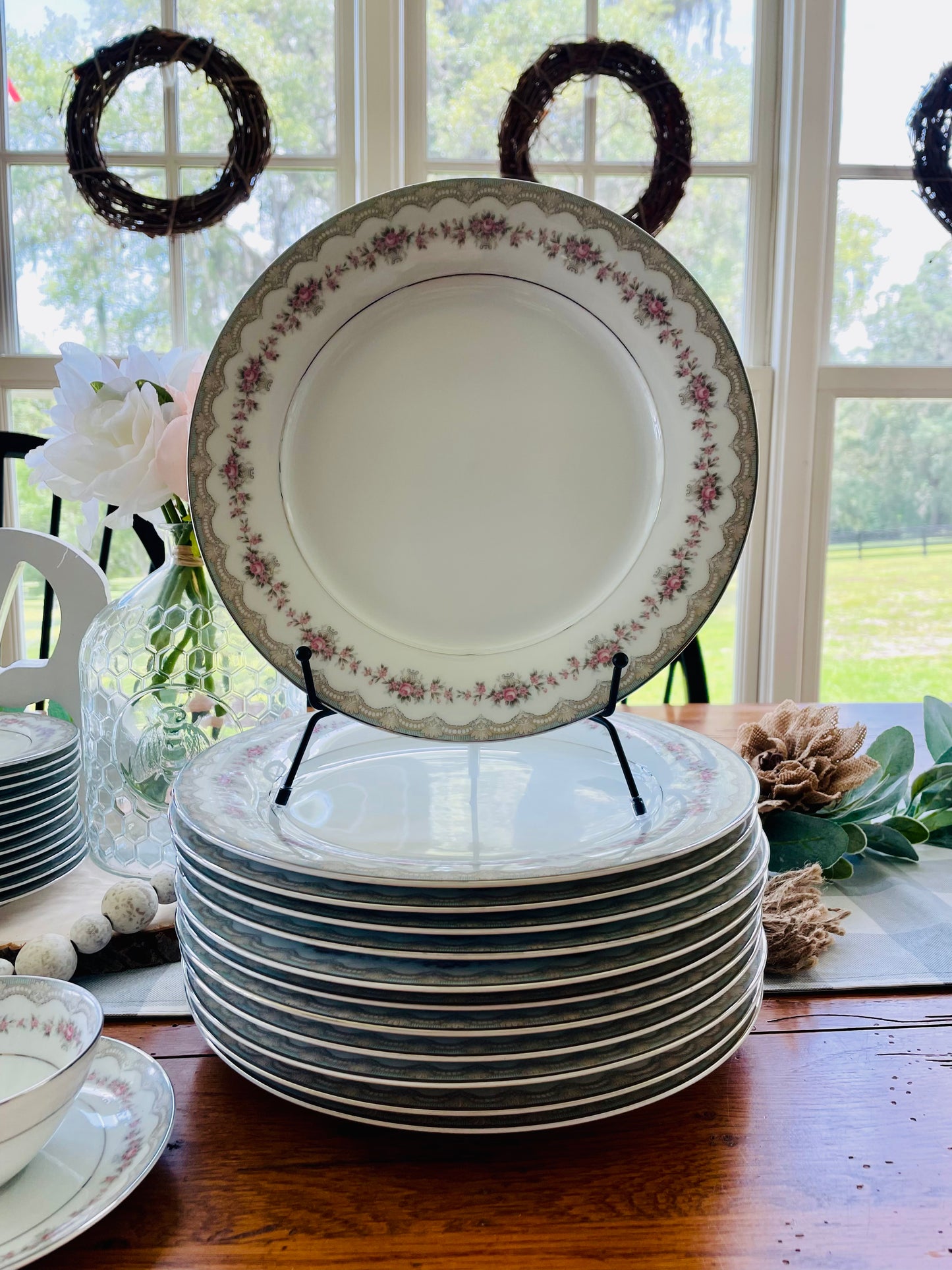 Noritake China Glenwood 5770 Dinner Plate