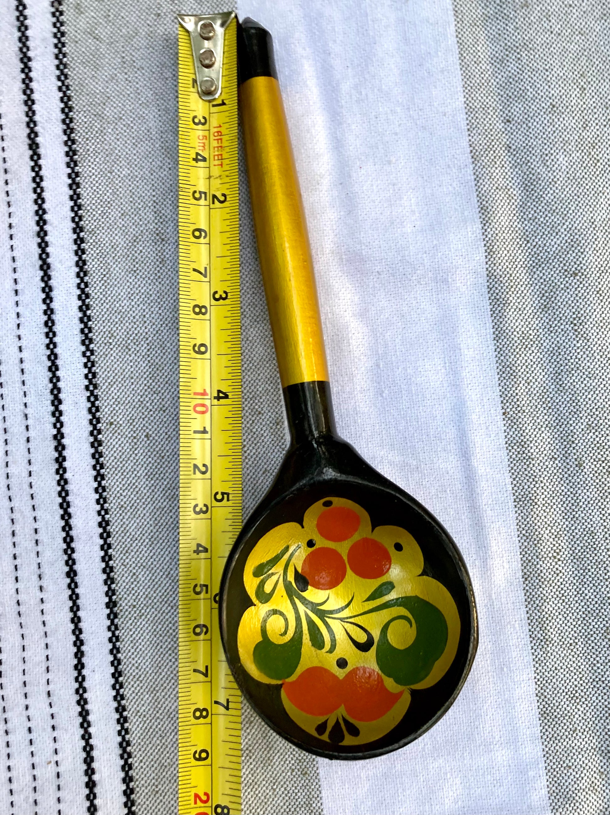 khokhloma, russian khokhloma, vintage khokhloma, russian folk art, hand painted wooden bowl, lacquered wood mug, khokhloma spoon, russian lacquerware, folk art set, painted berries flowers, soviet era khokhloma, traditional russian tableware, wooden cup spoon bowl, yellow floral khokhloma, black background khokhloma, russian souvenir, hohloma painting, khokhloma gift, wooden ladle, folk art mug thebrokenbirdcompany free shipping russian art USSR