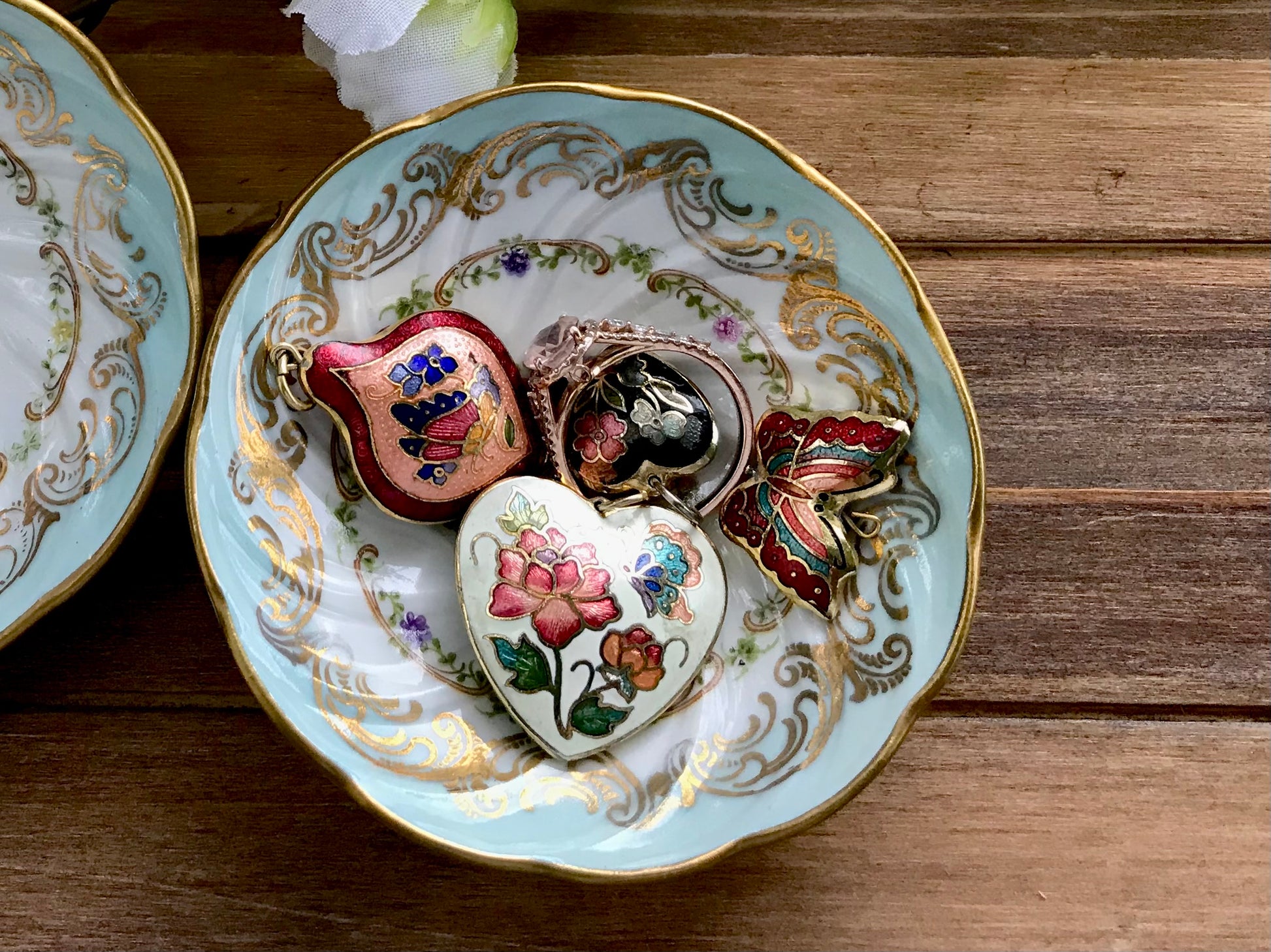 antique pilivuyt france porcelain condiment dish gift for her
antique porcelain, Pillivuyt France, antique French dish, floral bouquet design, gold accents, scalloped rim, collectible china, early 20th century, hand-painted flowers, decorative tray, bonbon dish, jewelry holder, tea accessory, Rococo style, Paris export, Mehun-sur-Yèvre pottery, luxury tableware, heirloom piece, blue swirl interior gift for her thebrokenbirdcompany free shipping