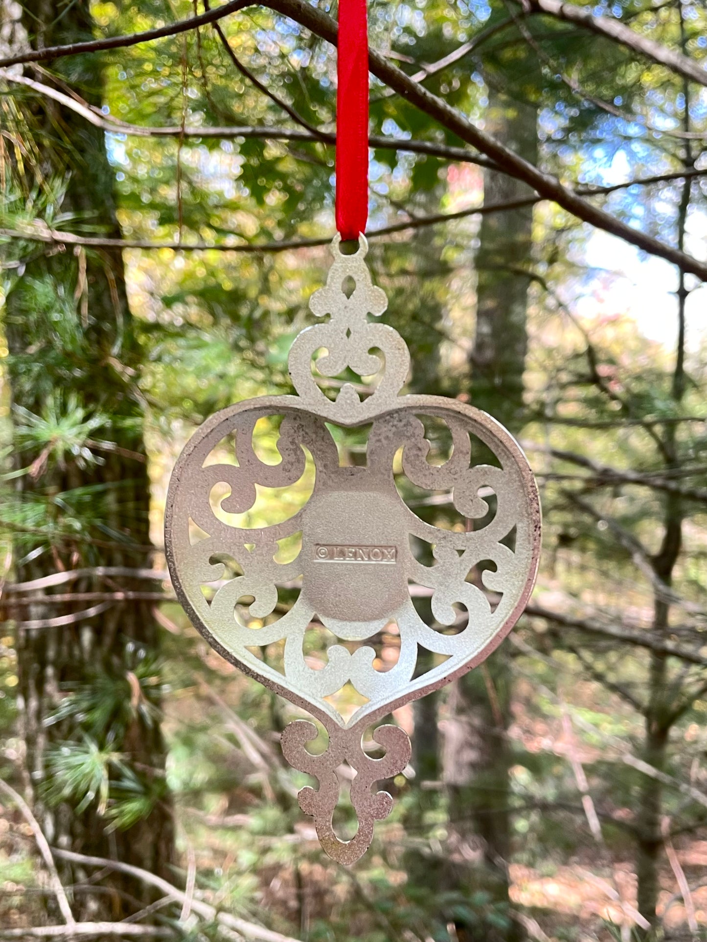 Lenox Bejeweled Christmas Ornament Set of 5 with Original Boxes