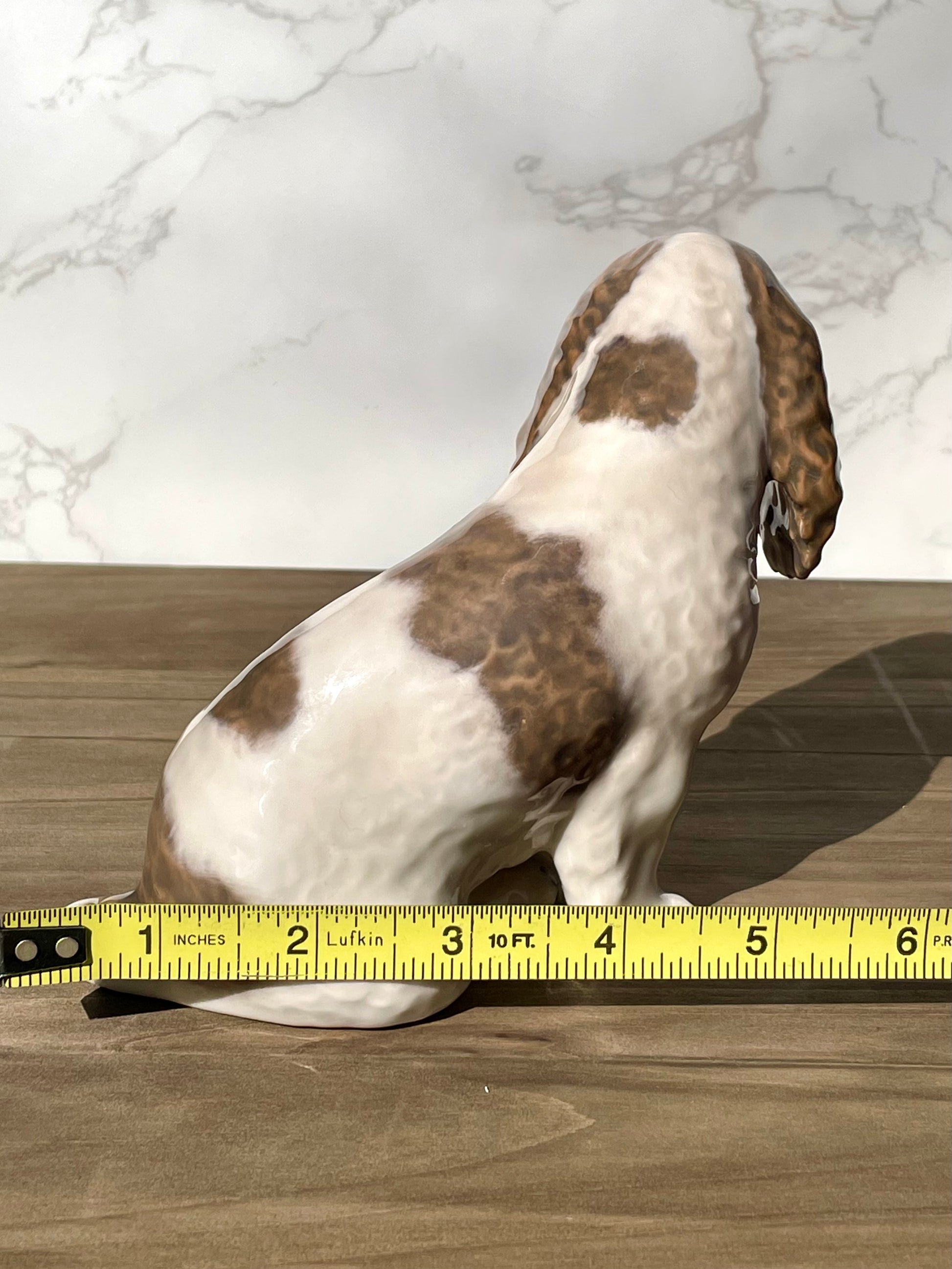 Vintage royal Copenhagen cocker spaniel dog figurine statue porcelain RC 1964 5 inch dog figurine thebrokenbirdcompany rare gift for her Christmas free shipping dog statue dog lover brown english springer spaniel hunting dog figurine rare Royal copenhagen porcelain statues etsy gifts fast shipping