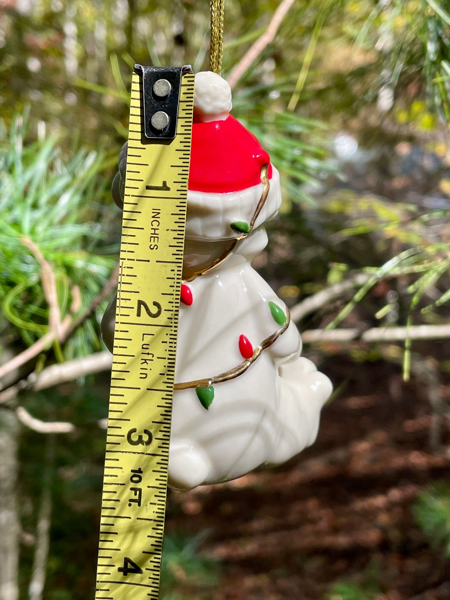 vintage tangled christmas bear 1999 lenox christmas ornament christmas decor white bear home decor christmas tree ornament thebrokenbirdcompany free shipping lenox bear discontinued christmas decor lenox america holiday gift  