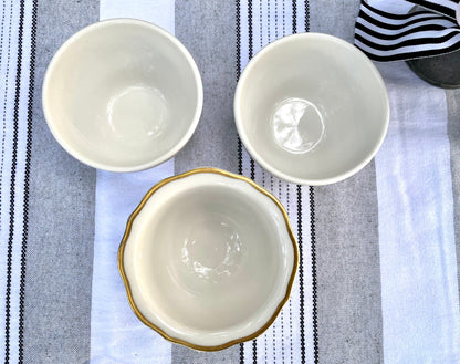 vintage syracuse china
syracuse china bowls
gold trim bowls
dessert bowls vintage
fruit bowls syracuse
scalloped gold rim bowl
standish pattern syracuse
 swirl china bowls
mid century dinnerware
restaurant ware bowls
 american porcelain bowls
- 1950s gold trim china
 syracuse sy1140
vintage fruit dessert bowls
 collectible syracuse china
Thebrokenbirdcompany
Free Shipping
Home decor
vintage kitchenware