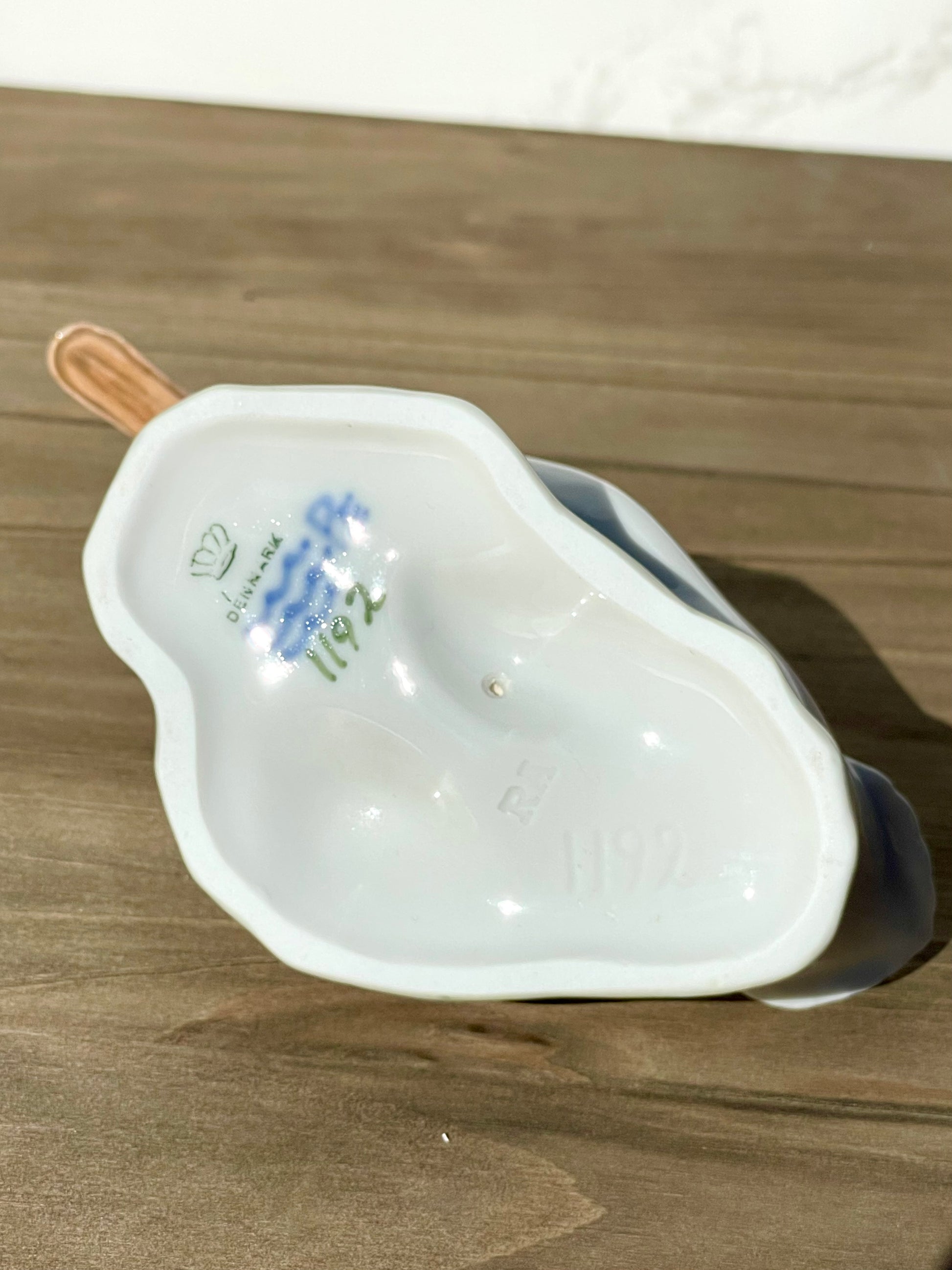 1936 Royal Copenhagen drake duck walking on green grass figurine 1192 PE RA embossed on base 1936 production olaf matheisen designed RC figurine Duck lovers gift housewarming gift thebrokenbirdcompany free shipping glossy porcelain rare royal copenhagen ducks signed statue duck statue lake house decor gift for her christmas gift 