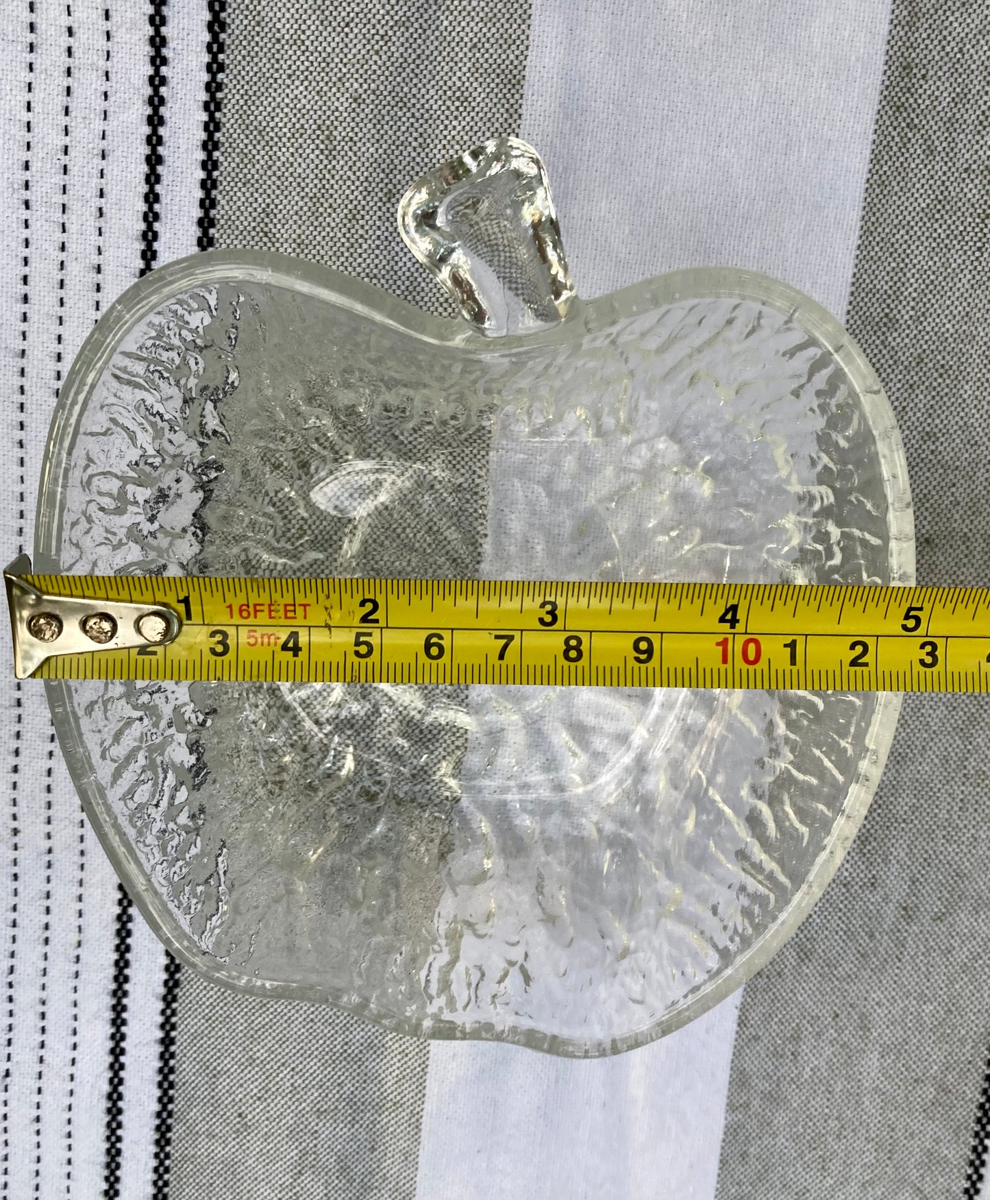vintage glass apple bowl Italian pressed glass bowl
textured crinkle glass apple dish
mid century modern glassware
retro dessert bowls set
clear glass salad bowls
fruit bowl vintage
bark texture glass apple
covetro style glass
5 inch apple trinket dish
vintage kitchen decor
farmhouse tableware
set of 5 glass bowls vintage italian apple shaped dessert bowls 1970s Thebrokenbirdcompany 