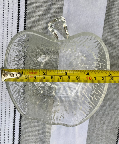 vintage glass apple bowl Italian pressed glass bowl
textured crinkle glass apple dish
mid century modern glassware
retro dessert bowls set
clear glass salad bowls
fruit bowl vintage
bark texture glass apple
covetro style glass
5 inch apple trinket dish
vintage kitchen decor
farmhouse tableware
set of 5 glass bowls vintage italian apple shaped dessert bowls 1970s Thebrokenbirdcompany 