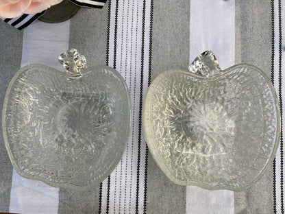 vintage glass apple bowl Italian pressed glass bowl
textured crinkle glass apple dish
mid century modern glassware
retro dessert bowls set
clear glass salad bowls
fruit bowl vintage
bark texture glass apple
covetro style glass
5 inch apple trinket dish
vintage kitchen decor
farmhouse tableware
set of 5 glass bowls vintage italian apple shaped dessert bowls 1970s Thebrokenbirdcompany 